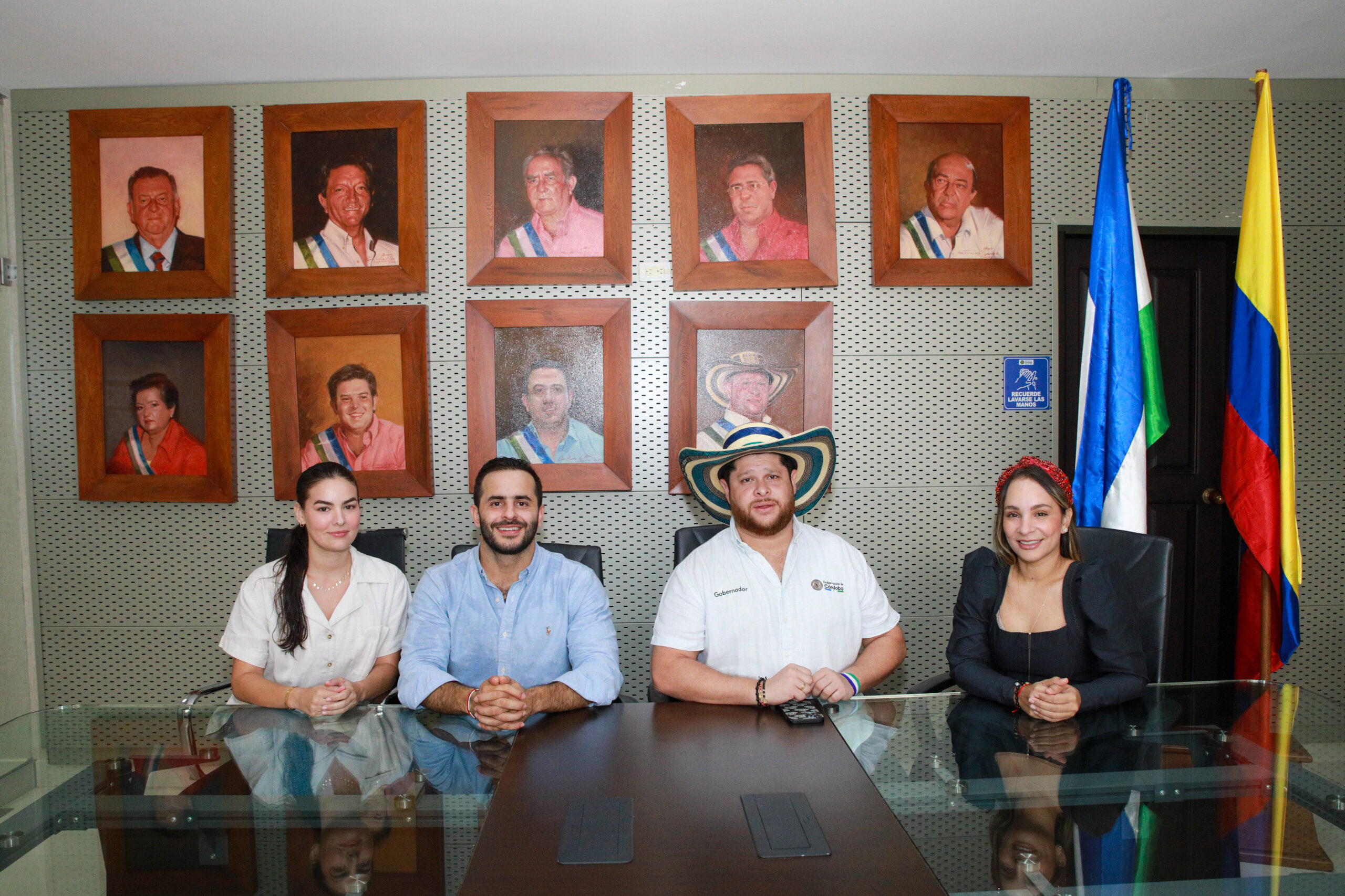 Gobernador electo, Erasmo Zuleta se reunió con el gobernador Orlando Benítez